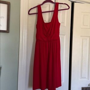 Faded Glory super soft red dress size small